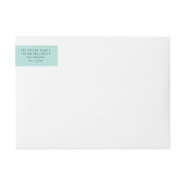 クリスマス雪山 | Scandi差出人住所 ラップアラウンドラベル (正面)