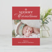 クリスマス雪片 |赤 シーズンカード (スタンド正面)