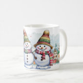 クリスマス雪 コーヒーマグカップ (正面右)