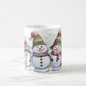 クリスマス雪 コーヒーマグカップ (中央)