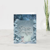 クリスマス雪 シーズンカード (正面)