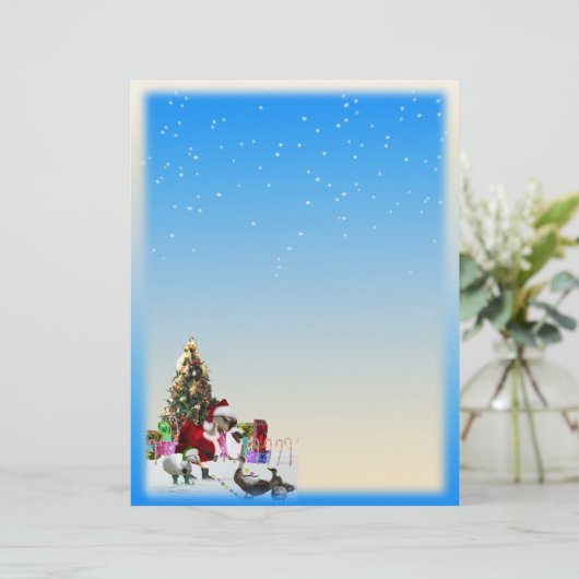 クリスマス雪（両面） (スタンド正面)