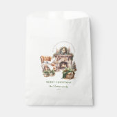 クリスマス雰囲気居心地パーソナライズされた良 フェイバーバッグ (正面)