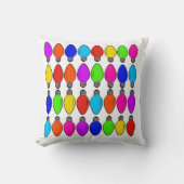 クリスマス電球パターン クッション (正面)