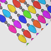 クリスマス電球パターン 薄葉紙 (詳細)