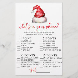 クリスマス電話の赤ちゃんシャワーゲームの内容 便箋