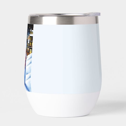 クリスマス霜の降りたイブ (左面)