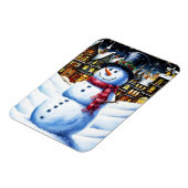 クリスマス霜の降りたイブ マグネット (左側)