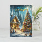 クリスマス霜の降りた。 シーズンカード (スタンド正面)