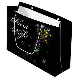 クリスマス静かの夜 ラージペーパーバッグ