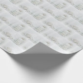 クリスマス静かナイトランタン ラッピングペーパー (角)