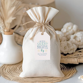 クリスマス静か妊娠の夜 ギフトタグ