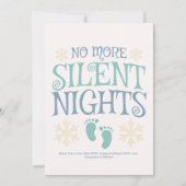 クリスマス静か妊娠の夜 シーズンカード (正面)