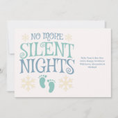 クリスマス静か妊娠の夜 シーズンカード (正面)