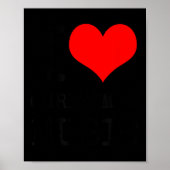 クリスマス音楽が大好き – おもしろいクリスマス ポスター (正面)