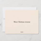 クリスマス音楽を奏でる子供たち シーズンカード (裏面)