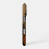 クリスマス音楽を演奏する猫のiPhone 16 Proケース iPhoneケース (右側面)