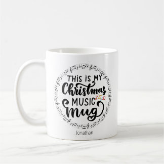 クリスマス音楽愛好家クリスマスギフトマグカップ コーヒーマグカップ