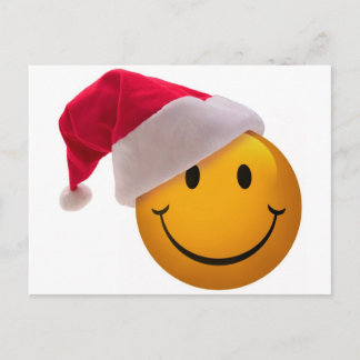 クリスマス顔 シーズンポストカード