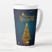 クリスマス風ラテマグ カフェラテマグ (右アングル)
