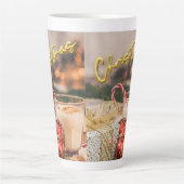 クリスマス風ラテマグ カフェラテマグ (正面)