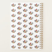 クリスマス飛んでいる豚 プランナー手帳 (裏面)