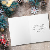 クリスマス飛行機スノーフレーク写真おもしろい航空 カード