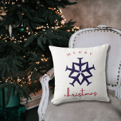 クリスマス飛行機スノーフレーク写真おもしろい航空 クッション