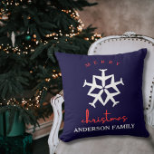 クリスマス飛行機スノーフレーク写真おもしろい航空 クッション