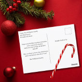 クリスマス飛行機スノーフレークSimpl航空おもしろい機 ポストカード