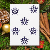 クリスマス飛行機雪の結晶ミニマリスト航空 招待状