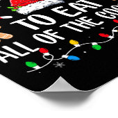 クリスマス食べクッキーファミリーXmaの可能性がある ポスター (角)