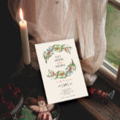 クリスマス食べリースドリンク&ビーメリーパーティー 招待状