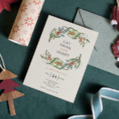 クリスマス食べリースドリンク&ビーメリーパーティー 招待状