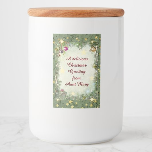 クリスマス食品ラベル フードラベル (正面)