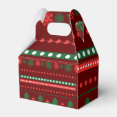 クリスマス食品・飲料ラベルセット フェイバーボックス (裏面サイド)