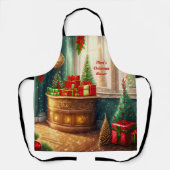 クリスマス飾お祭り用の伝統的部屋 エプロン (正面)
