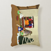 クリスマス飾にオリバー アクセントクッション (正面(垂直))