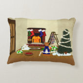 クリスマス飾にオリバー アクセントクッション (裏面)