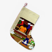 クリスマス飾にオリバー スモールクリスマスストッキング (正面 (吊り時))