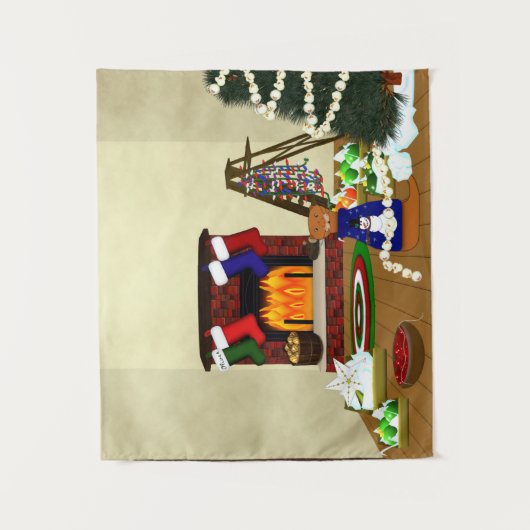 クリスマス飾にオリバー タペストリー (正面)