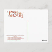 クリスマス飾にオリバー ポストカード (裏面)