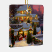 クリスマス飾のヴィンテージホーム セラミックオーナメント (右)