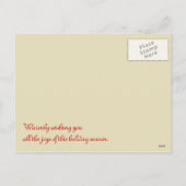 クリスマス飾の木の子どもたち シーズンポストカード (裏面)