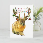 クリスマス飾りのあるジャックロープの招待状 招待状 (スタンド正面)