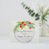 クリスマス飾りはがき シーズンポストカード (スタンド正面)