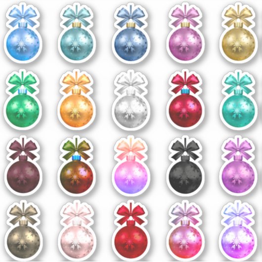 クリスマス飾りシール シール (正面)