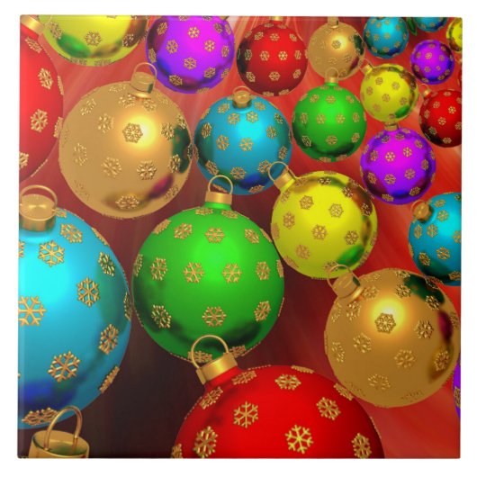 クリスマス飾りジャンボリー タイル (正面)