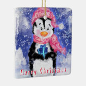 クリスマス飾りリトルペンギン セラミックオーナメント (右)