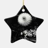 クリスマス飾り付き**スターオーナメント** セラミックオーナメント (正面)
